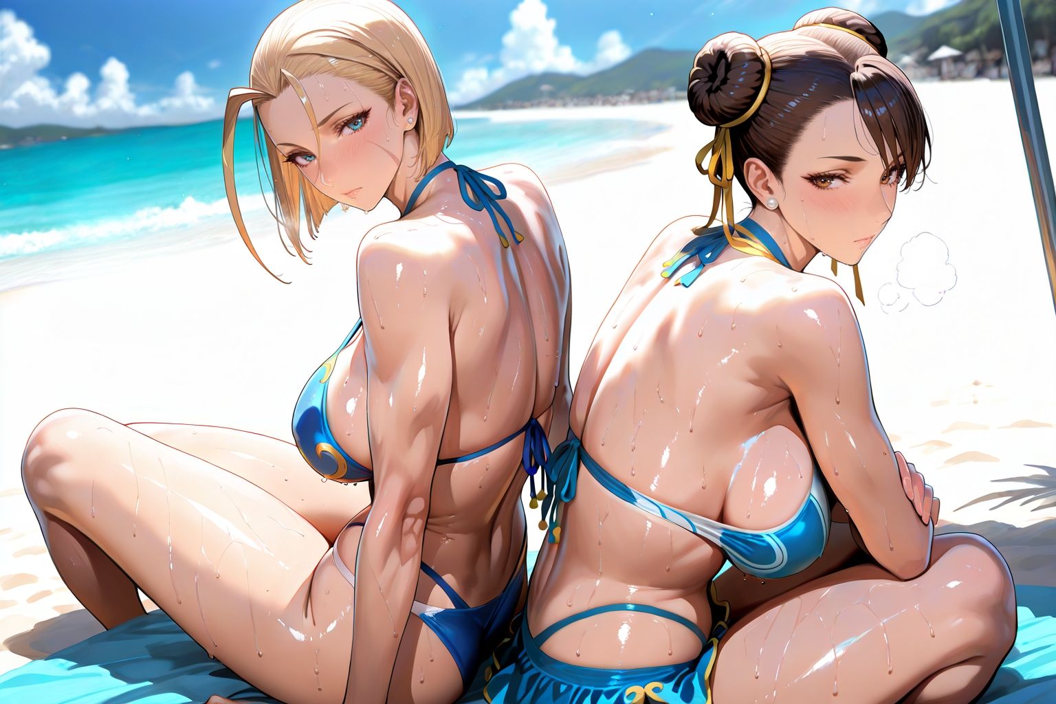 春○＆キャ○ィinビーチ