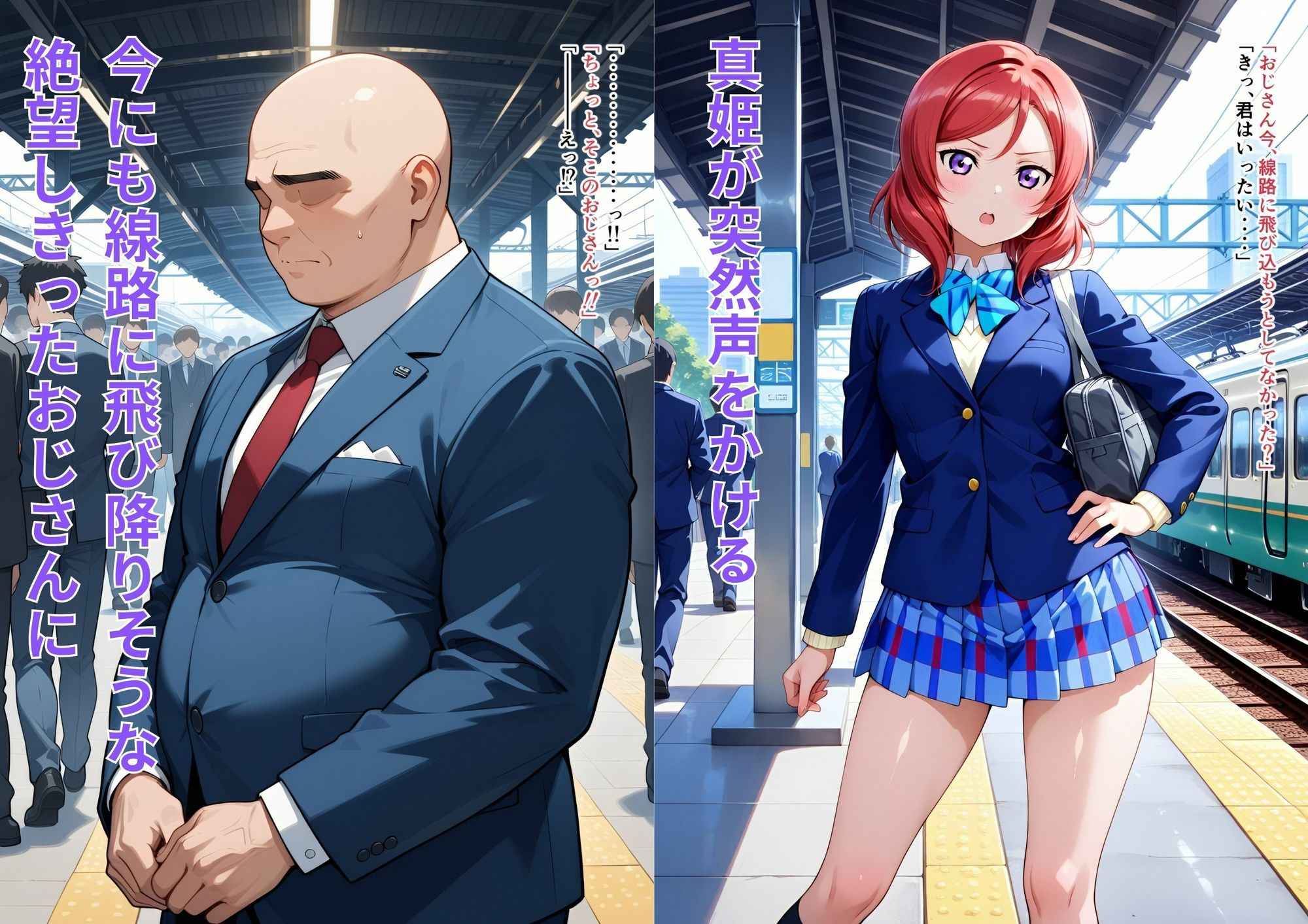 ツンツンしてる彼女のデレる相手は人生ドン底おじさん！？