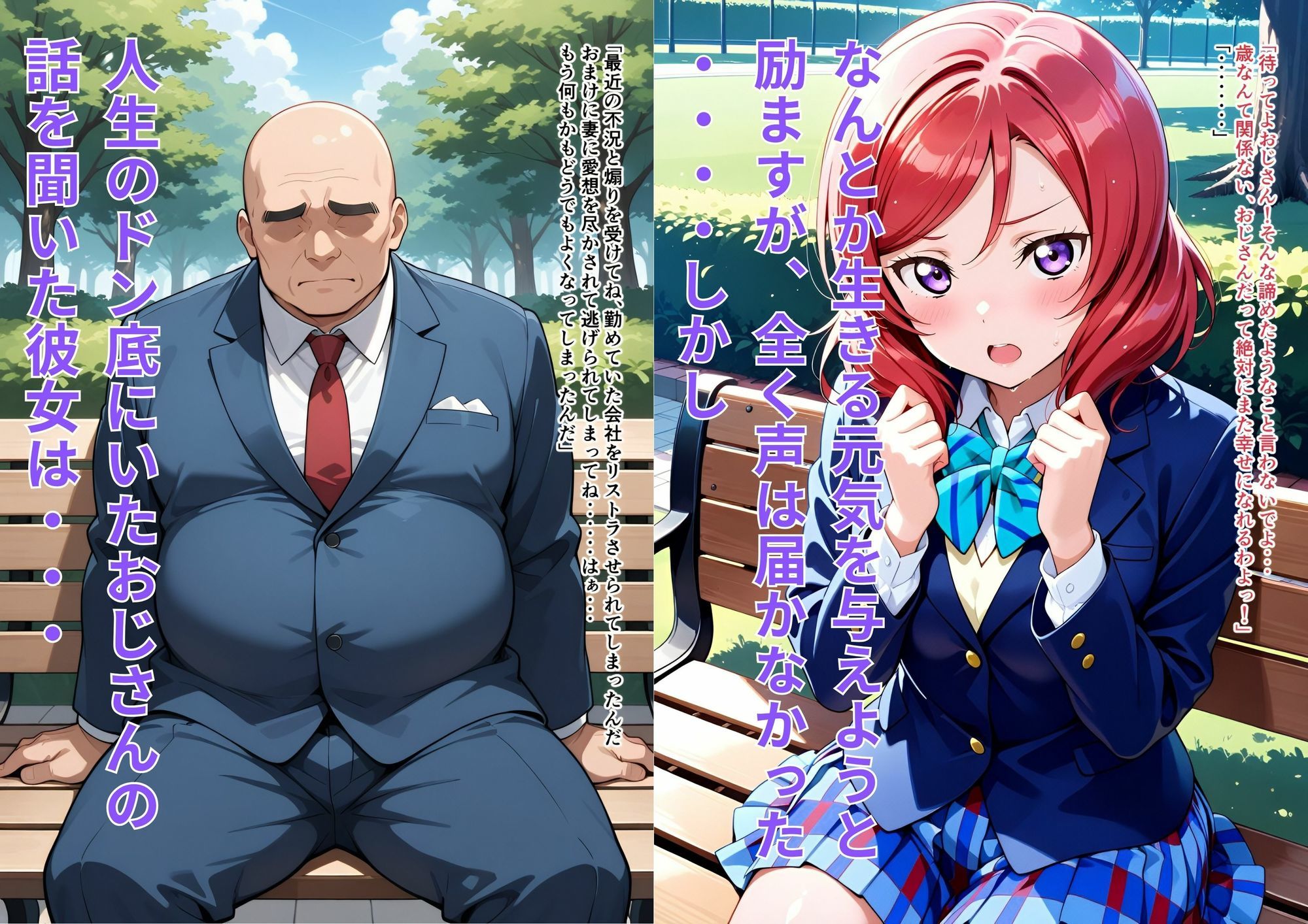 ツンツンしてる彼女のデレる相手は人生ドン底おじさん！？