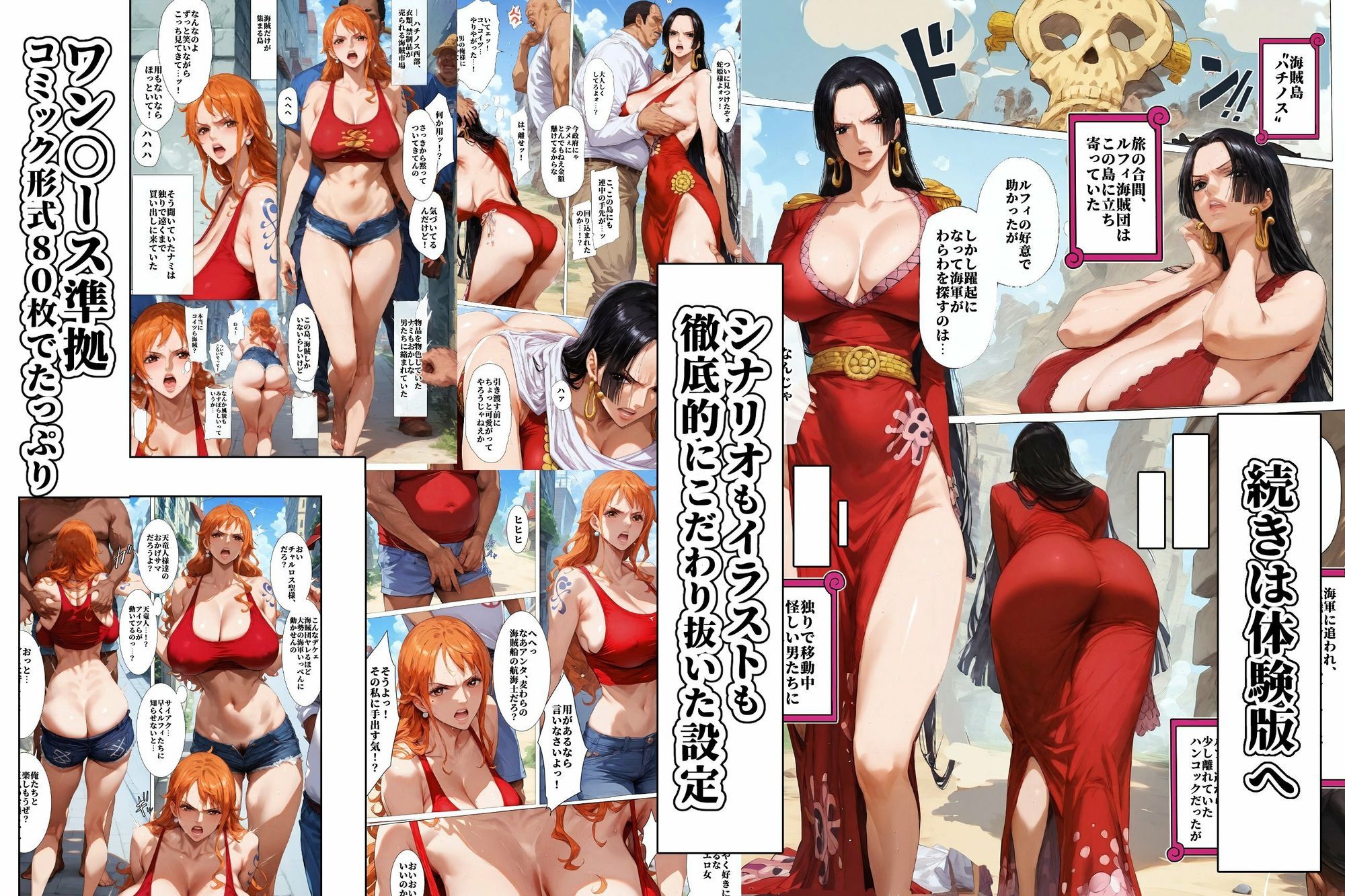 【漫画】ワンピ●ス 天竜人の永久奴●妻
