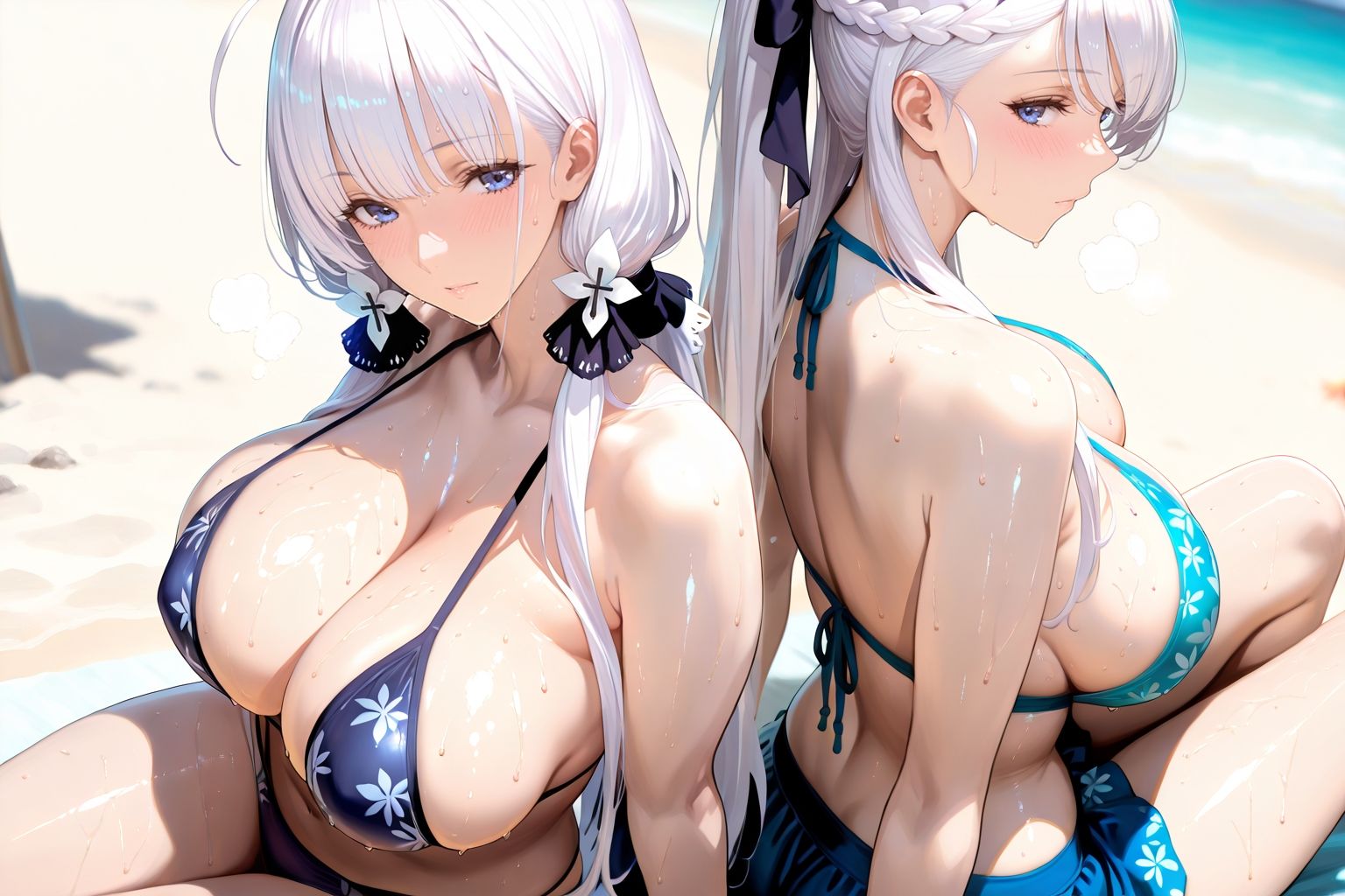 ベ○ファスト＆イラスト○アスinビーチ