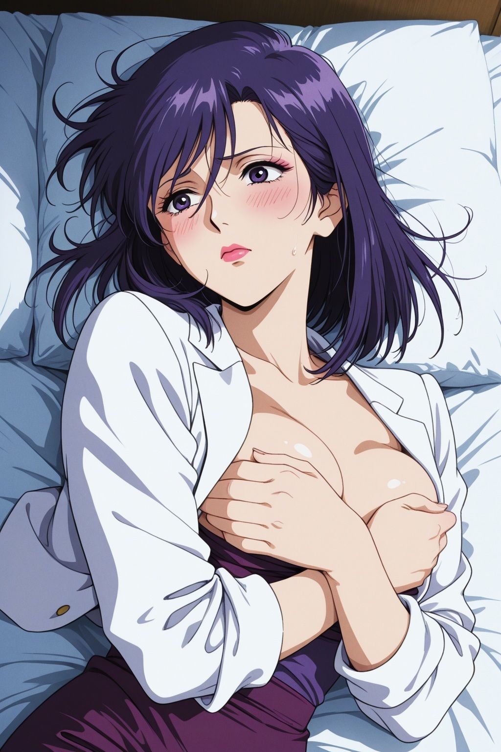 捕らわれた香×冴子 ●辱生中出し本番