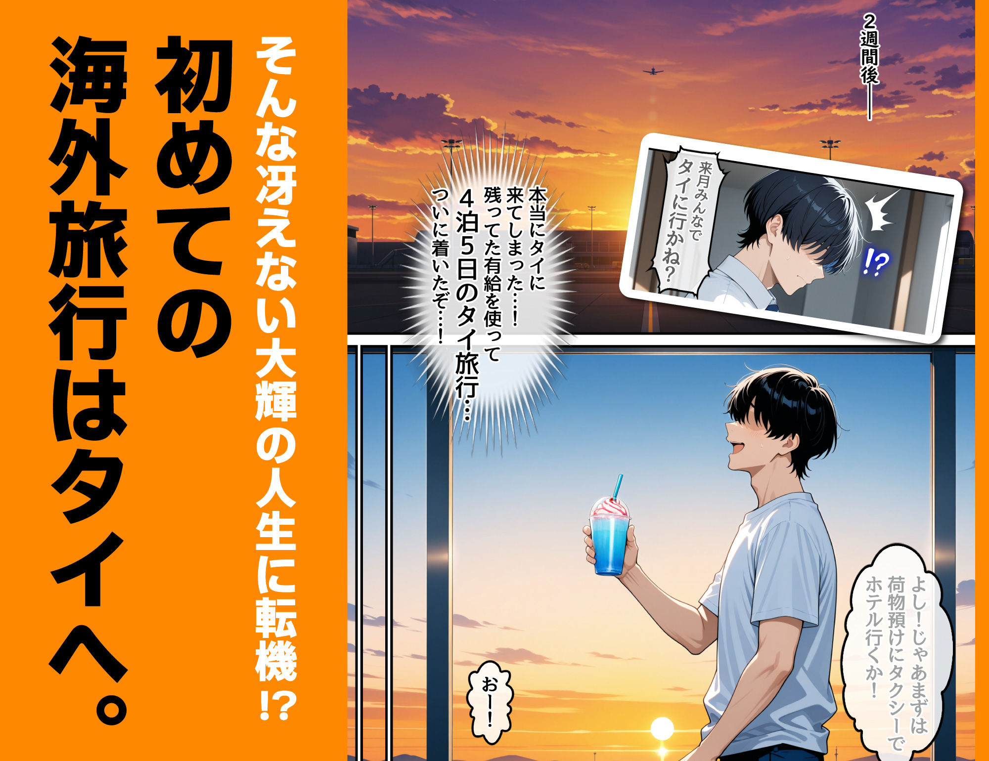 童貞の俺が海外旅行先で出会った褐色美女と国際結婚して子作りしまくる話1