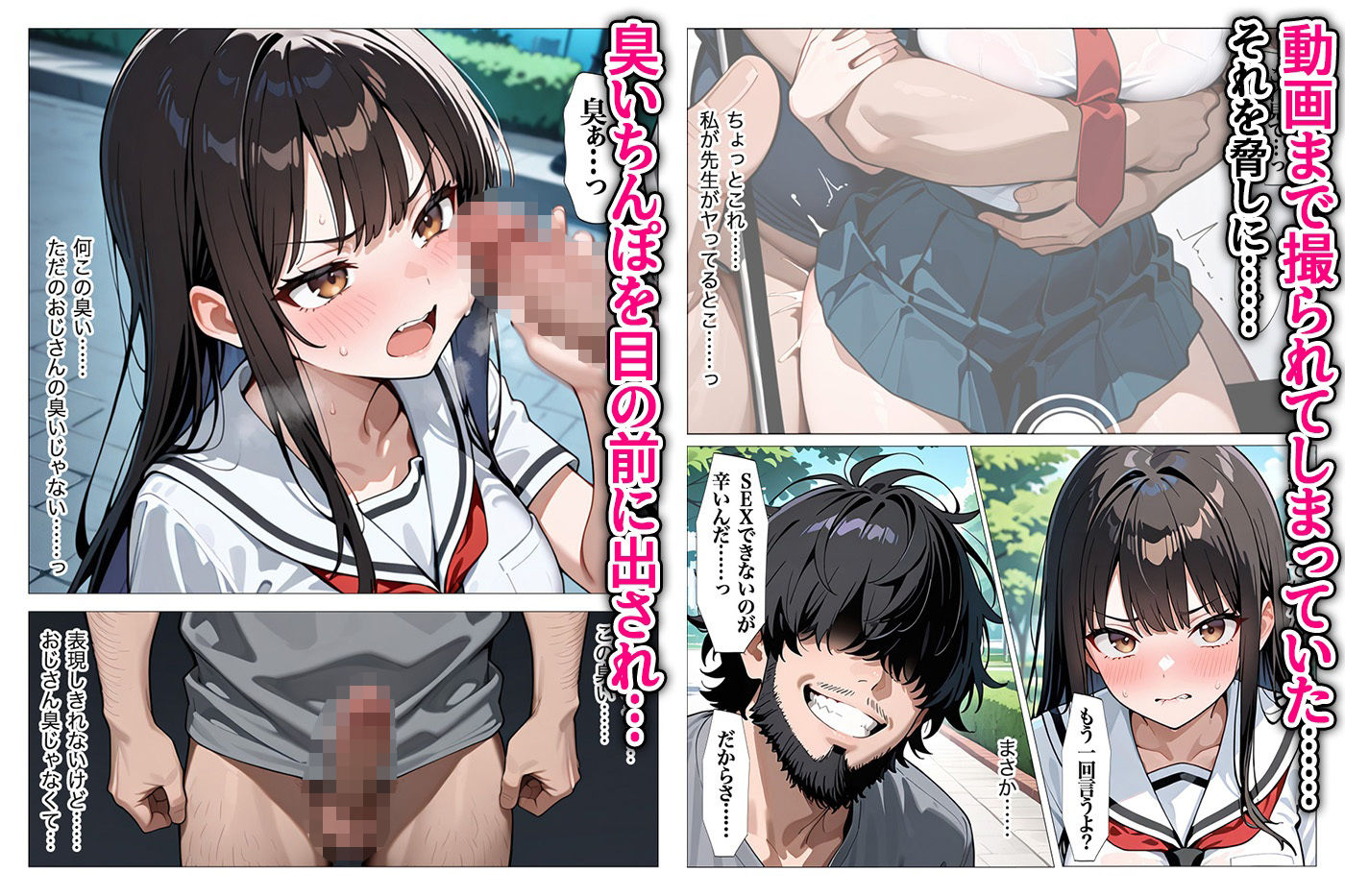 ホームレスの激クサちんぽで中出しされました