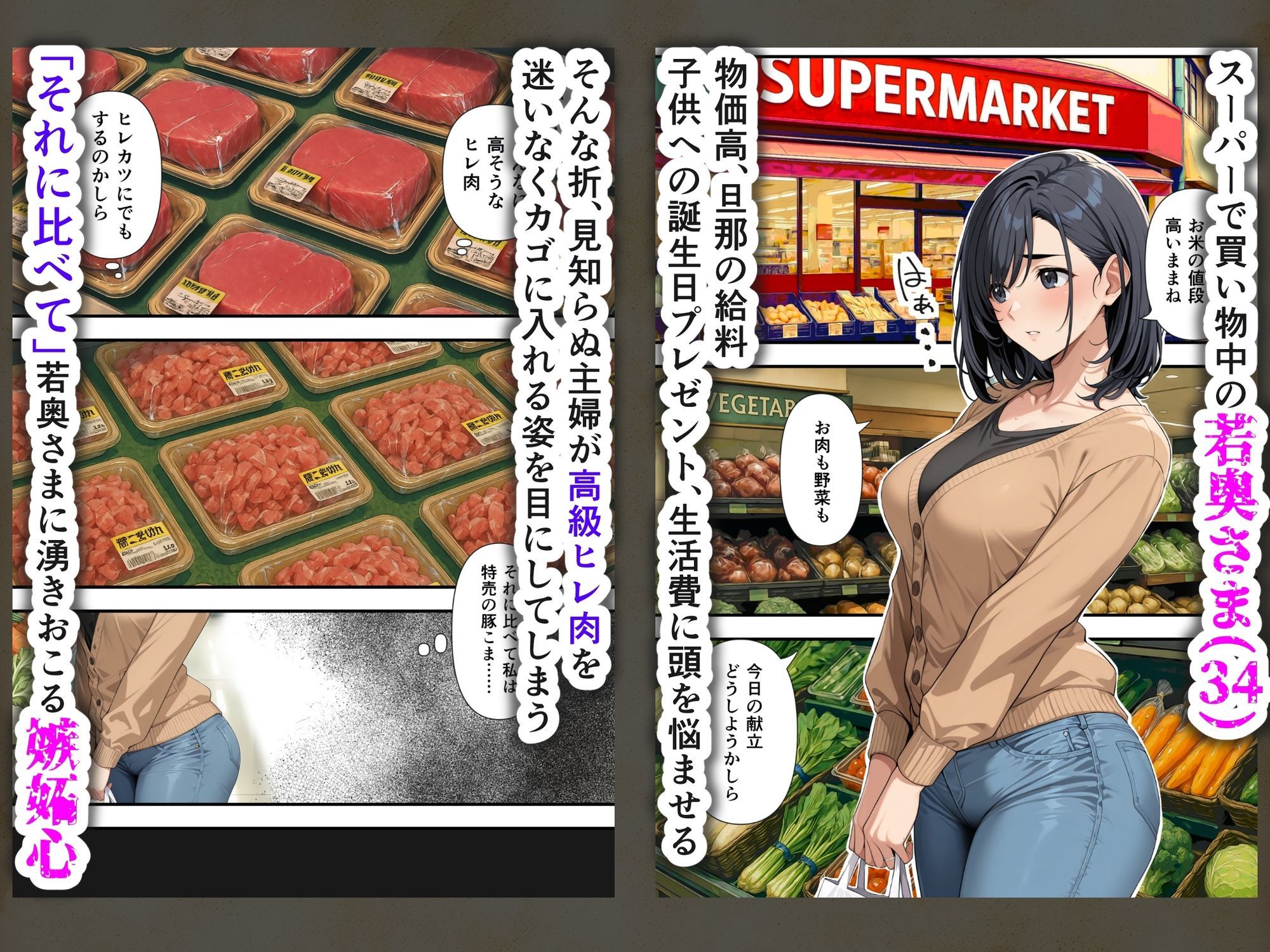 ヒトヅマ鬼ハメ  万引きがバレた若奥さま（34）、見逃す代わりに始まったいいバイトは店長とホテルで交わす裏契約だった話