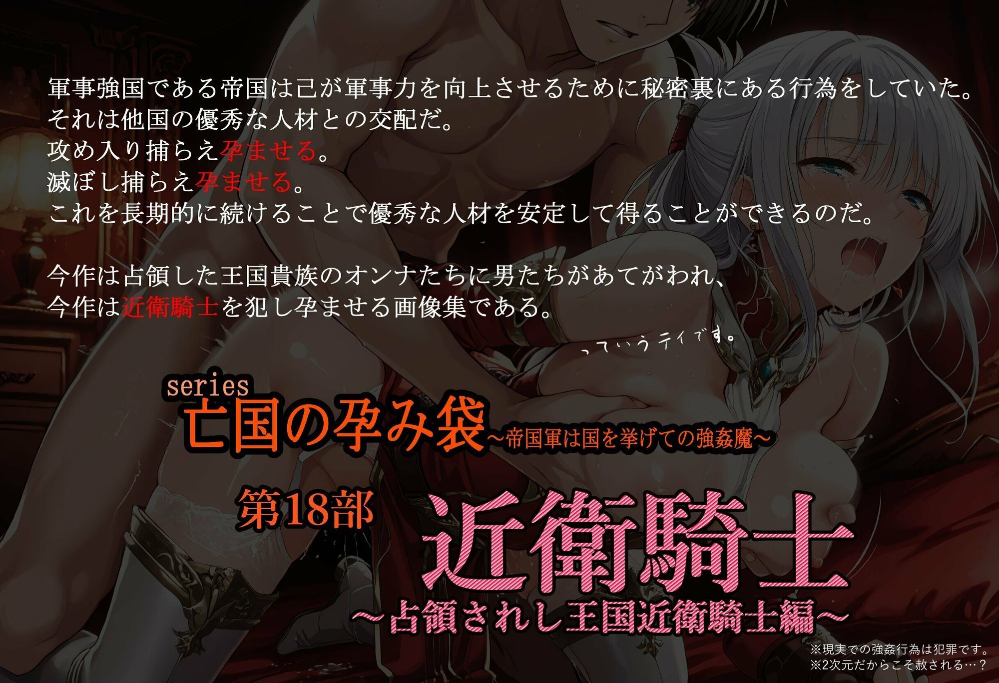 ［亡国の孕み袋］ 〜帝国軍は国を挙げての強●魔〜   第18部 占領されし王国 近衛騎士編