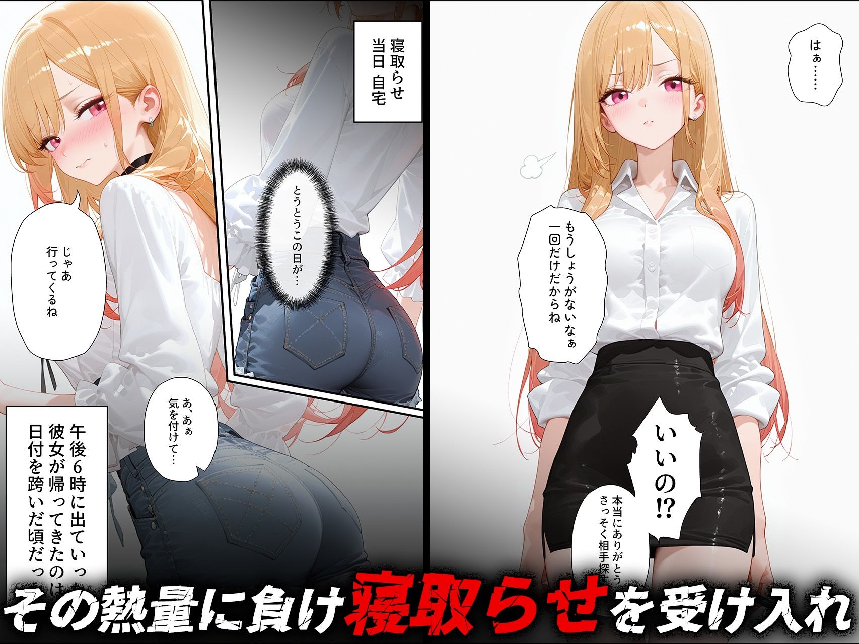 寝取らせ提案したら彼女との仲が親密になった話【喜多川◯夢】