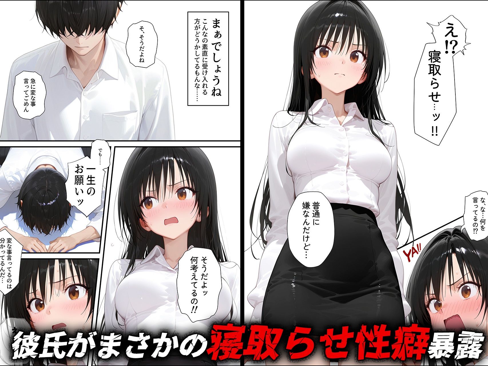 【古手◯唯】寝取らせ提案したら彼女との仲が親密になった話