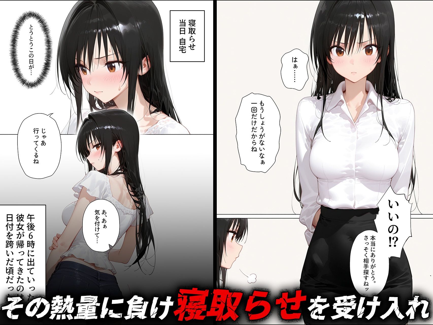 【古手◯唯】寝取らせ提案したら彼女との仲が親密になった話