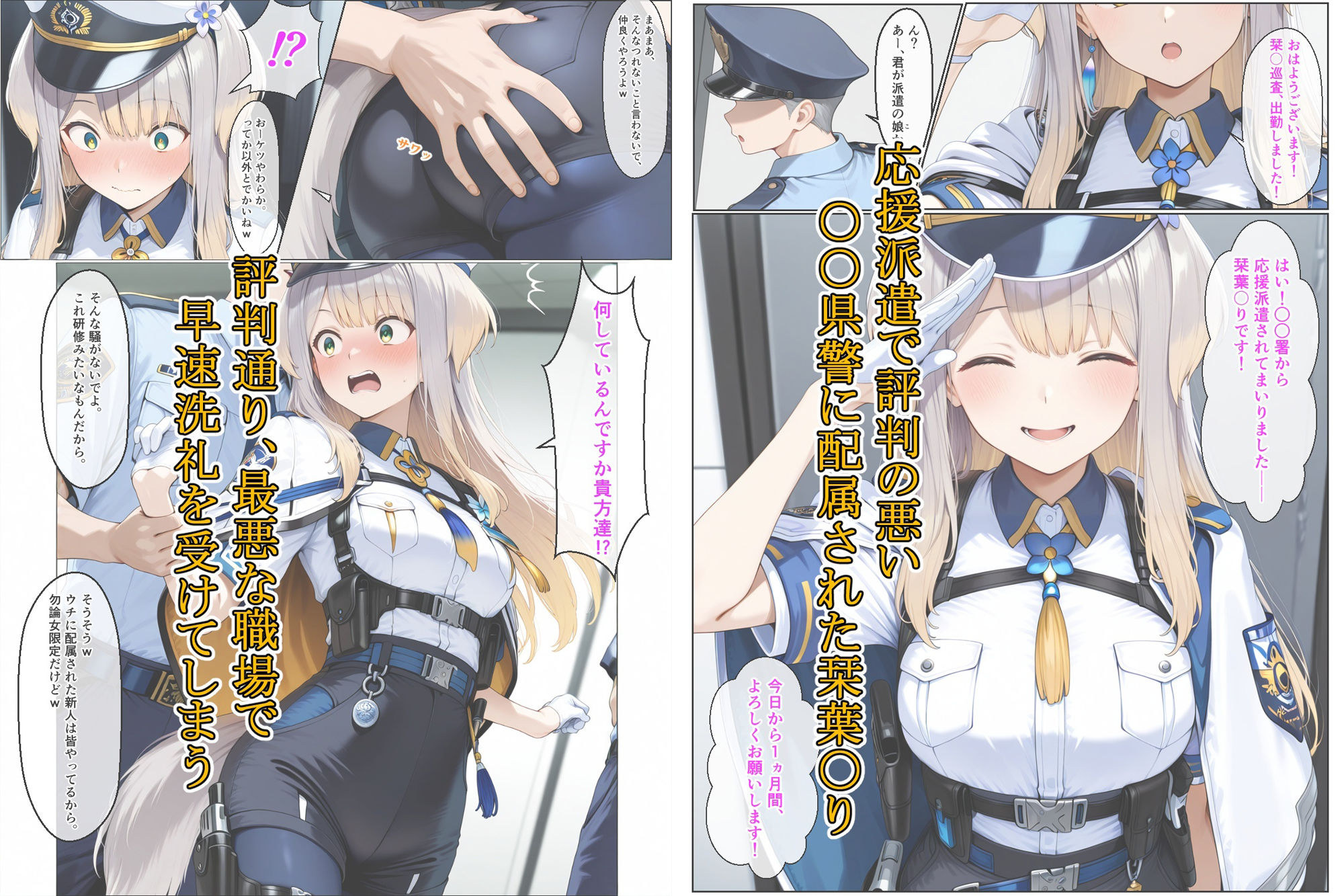 倫理観が終わってる警察署で公然と凌●される栞葉●り