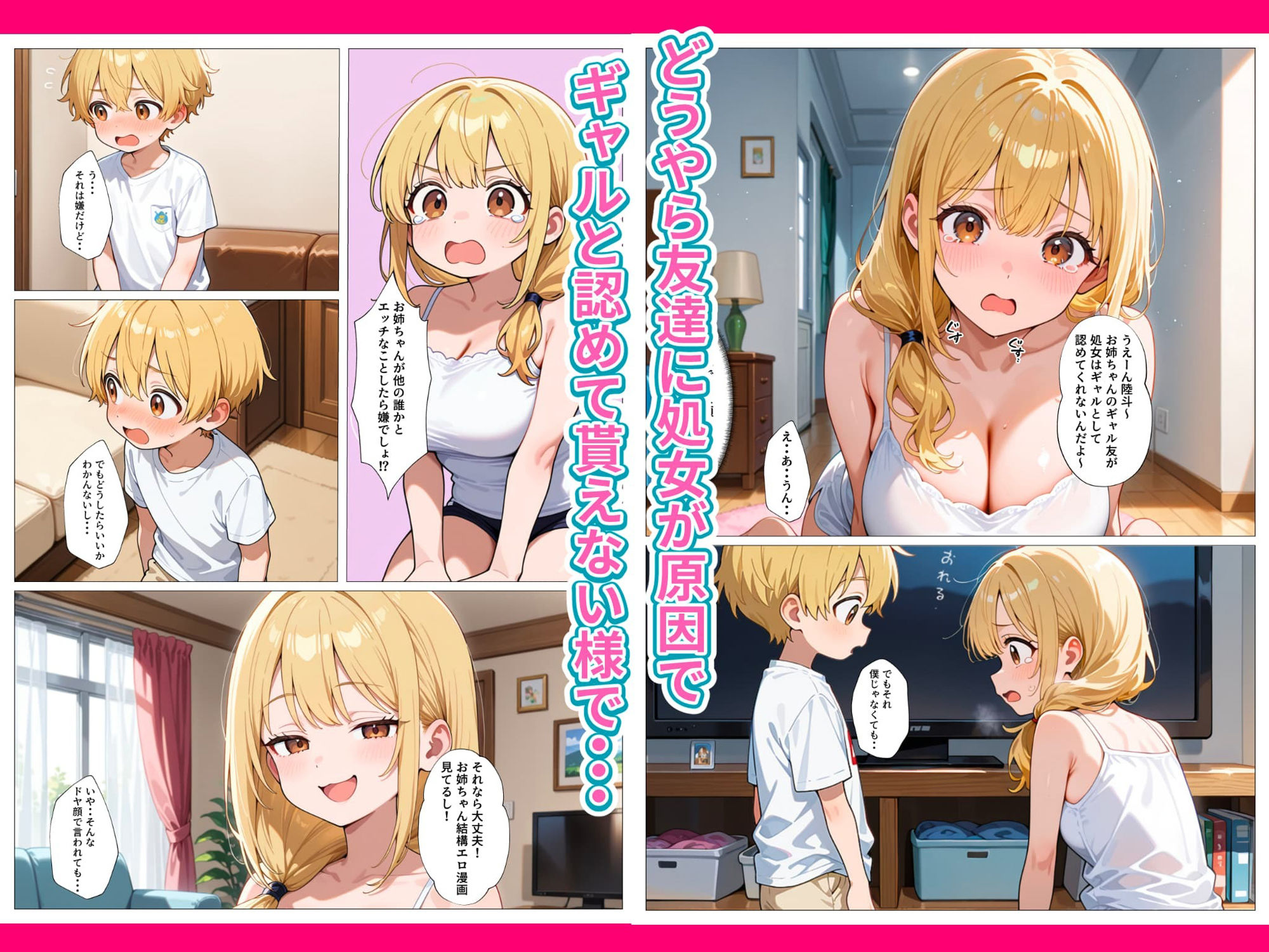 処女のままじゃギャル失格！弟チンポでギャルデビュー目指すお姉ちゃん