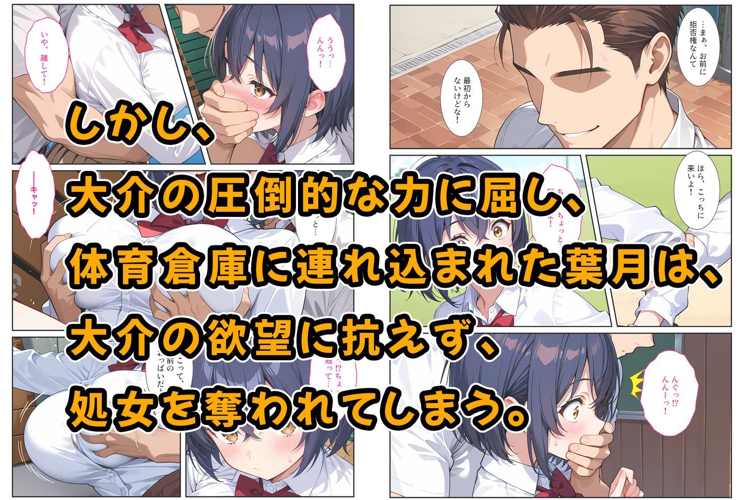 僕の爆乳彼女が絶倫ヤンキーに寝取られて性玩具にされる話