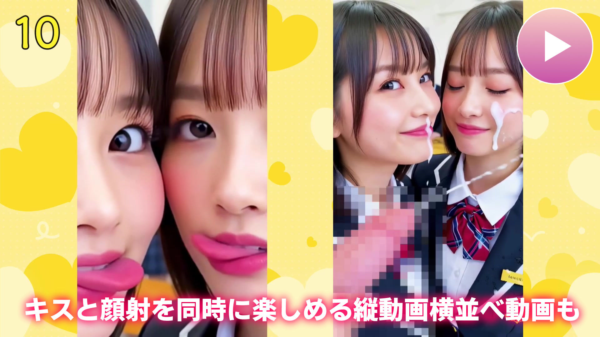 【動画】至福のベロキス2 中出しエッチ＆顔射＆添い寝手コキ！〜女子校生〜