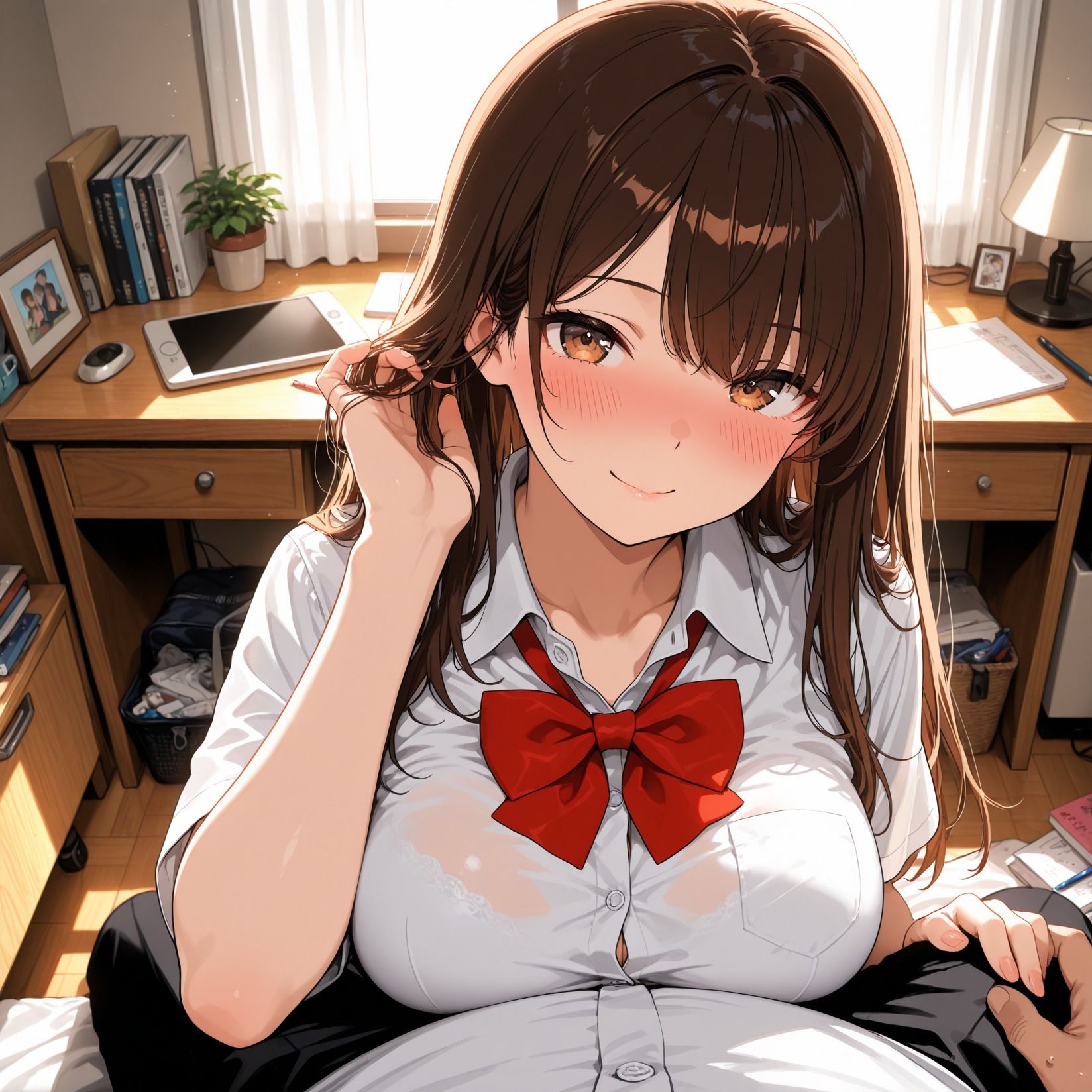 即イキ女子校生〜爆乳姉妹が冴えない僕で処女卒業〜