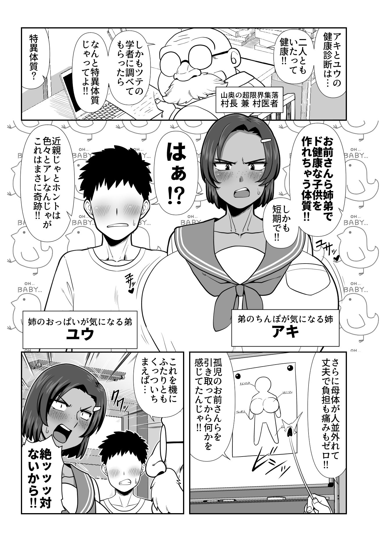 仲の悪い姉と弟が発情したサルみたいに交尾しまくる本。