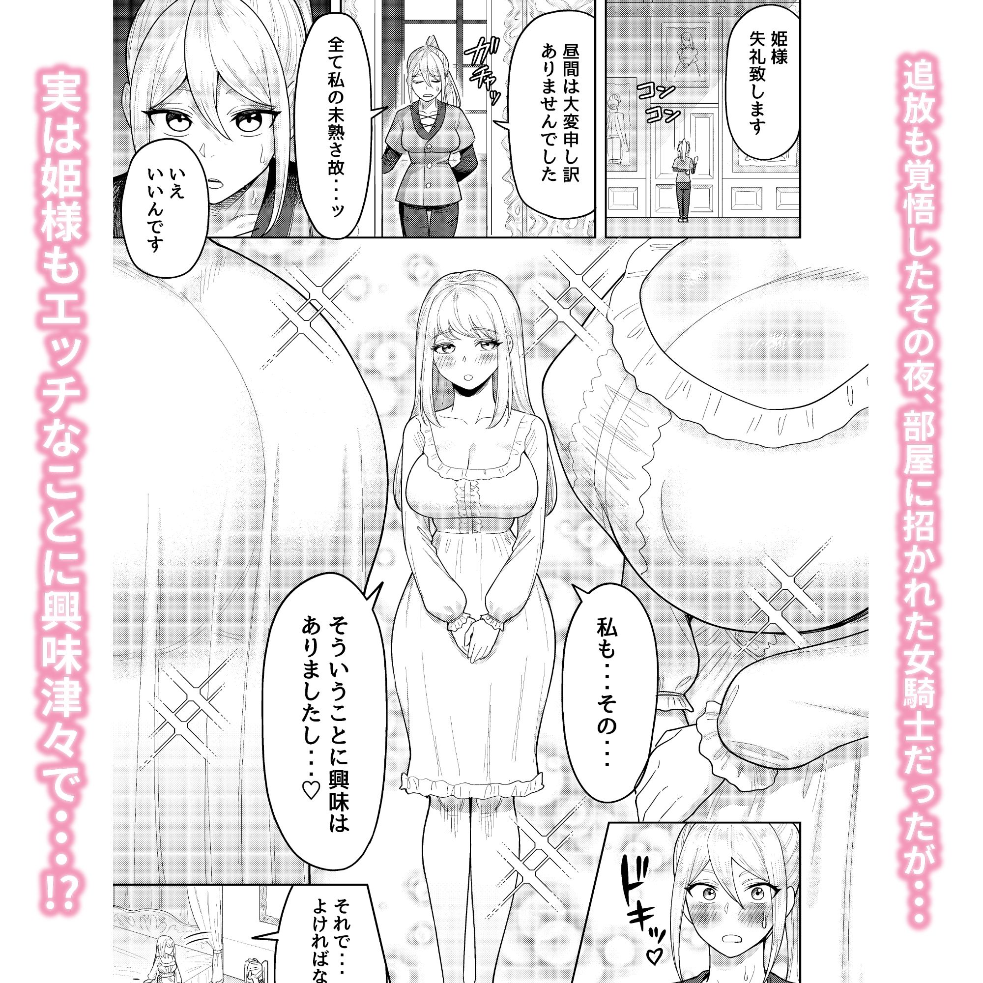 ふたなり女騎士とメス姫