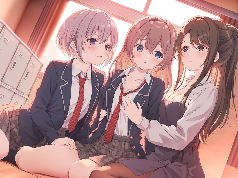 【TS百合】レズ風俗の百合鑑賞コースで同級生と初体験【KU100】