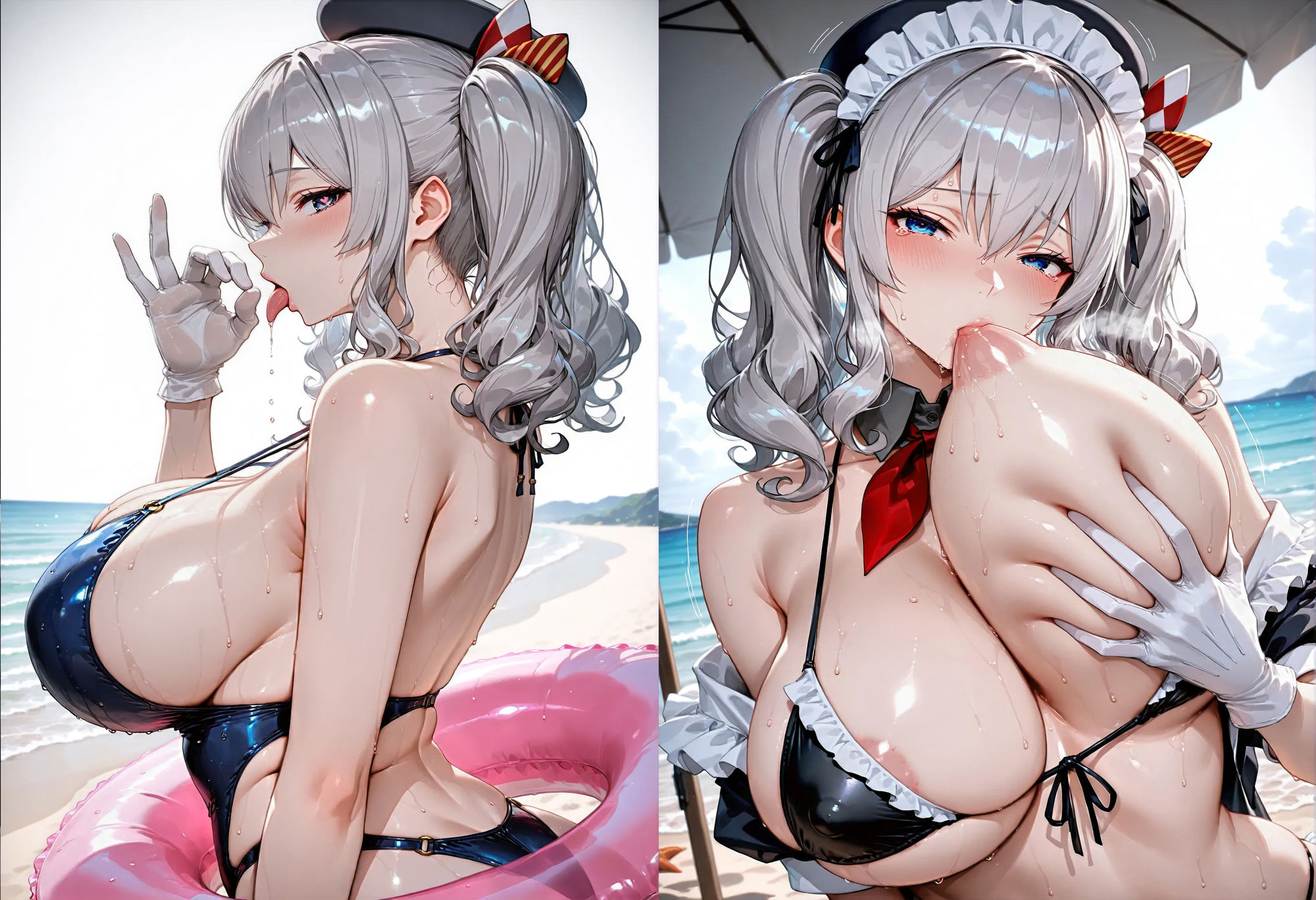 ミダラなキカイ19  良い娘な鹿島の水着とカラダを堪能したかった……