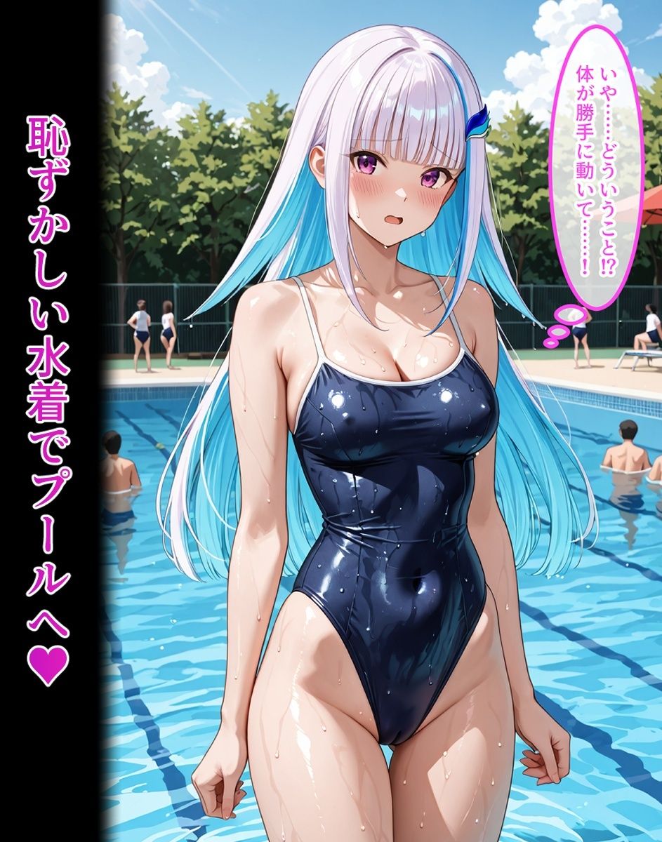 リ〇・ク〇ア【プールサイドで肉体操作シリーズ】
