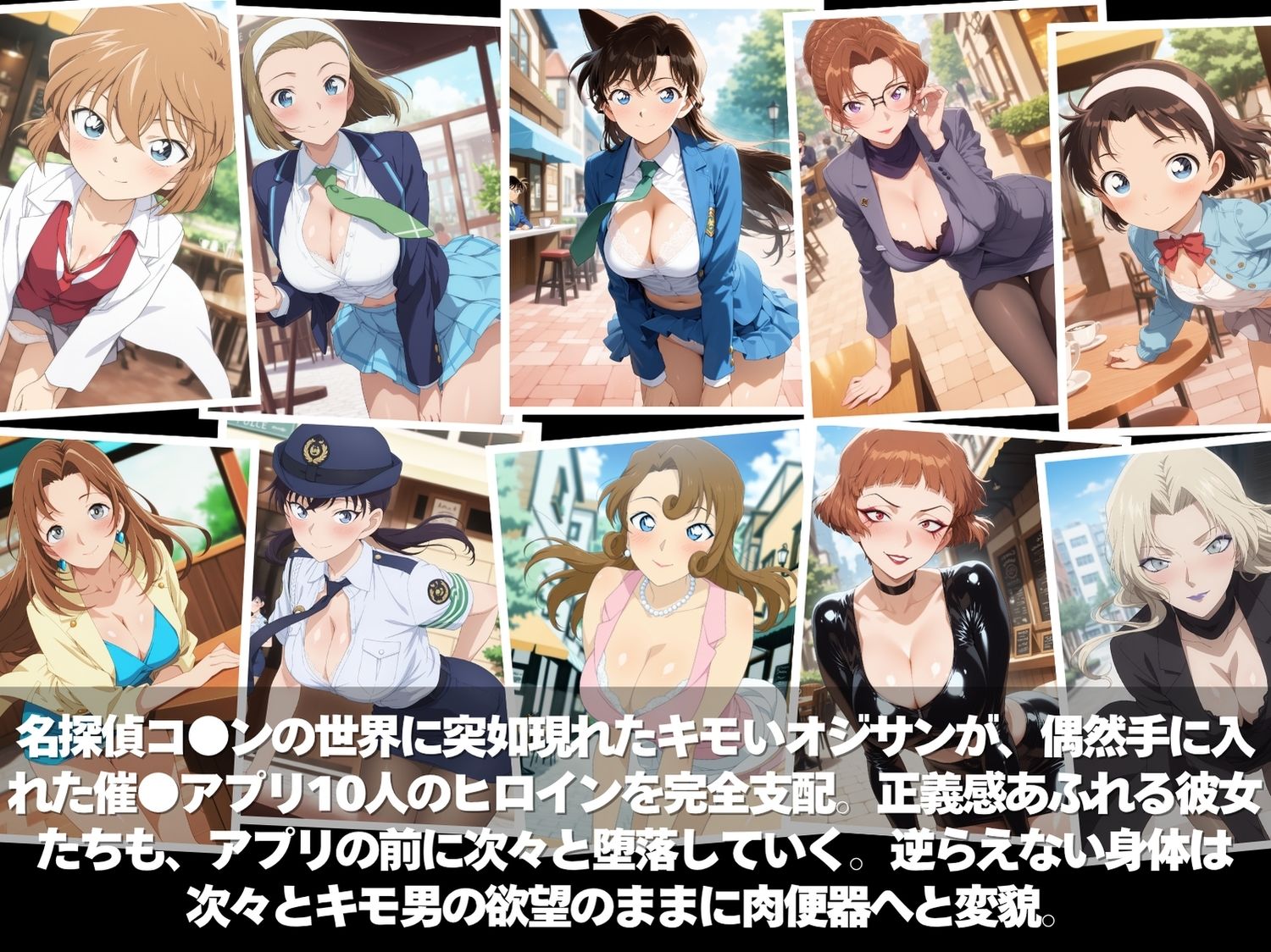 キモ男の逆襲。孕ませ完全征服！全員ペット化計画。黒の組織も驚く、完全支配。  〜名探偵コ●ン編〜