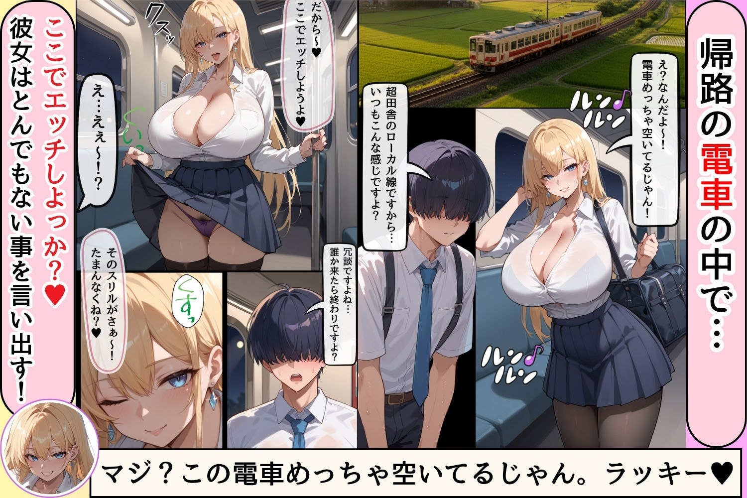 女子校生彼氏持ちのビッチ達がボクのチ○コで遊んだ結果 もう僕以外では満足出来なくなった件 サード