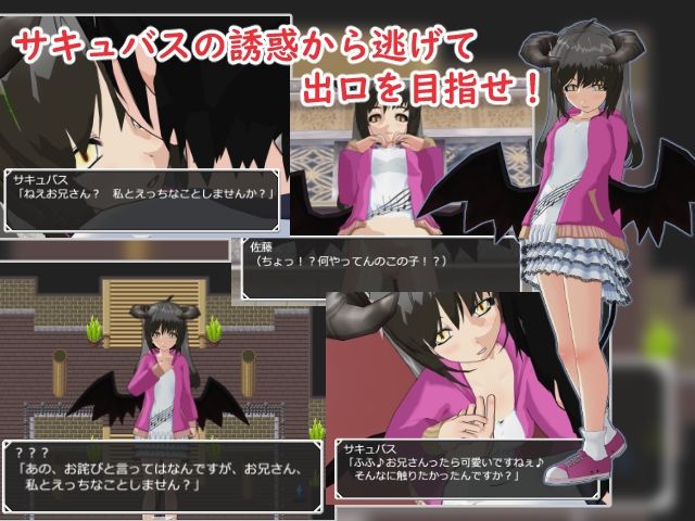 誘惑するサキュバス達の館-受け入れてしまうと逆レ○プ！-
