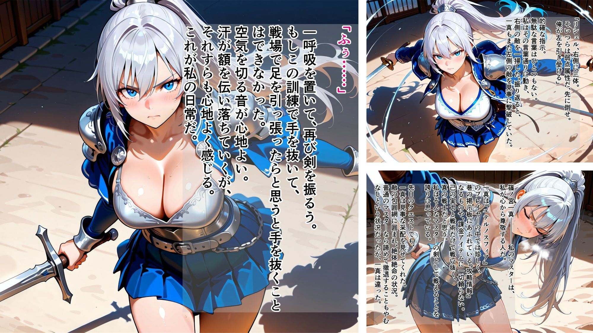 処女戦姫だった私は、フレンド召喚でパラメータ調教され、大切なマスターから別の男のものになりました