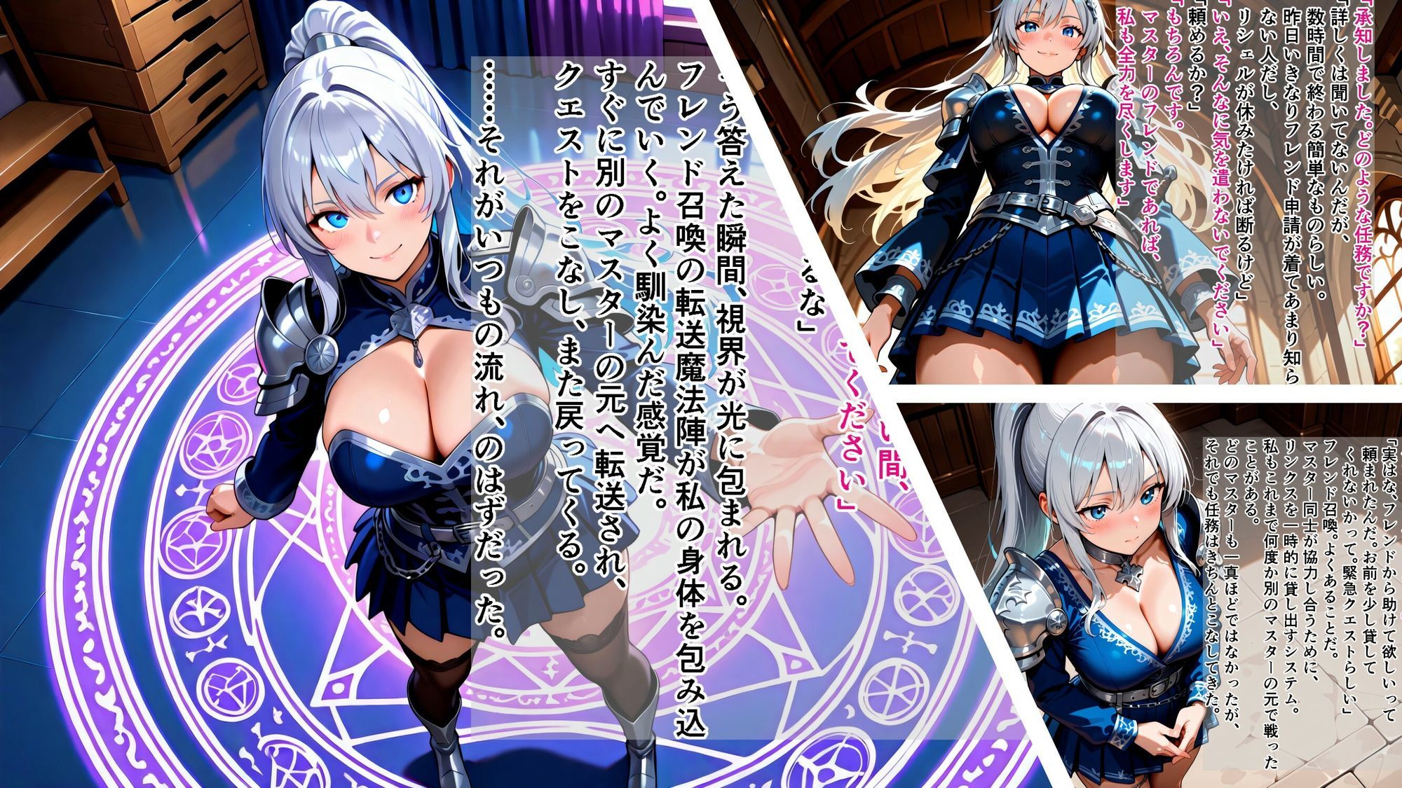 処女戦姫だった私は、フレンド召喚でパラメータ調教され、大切なマスターから別の男のものになりました