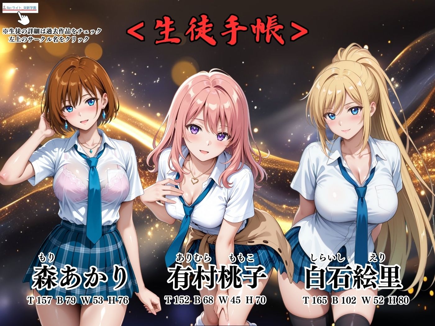 【4Kイラスト】1万3000人の生徒を抱いた校長による女子生徒への性指導（ナイトプール編）