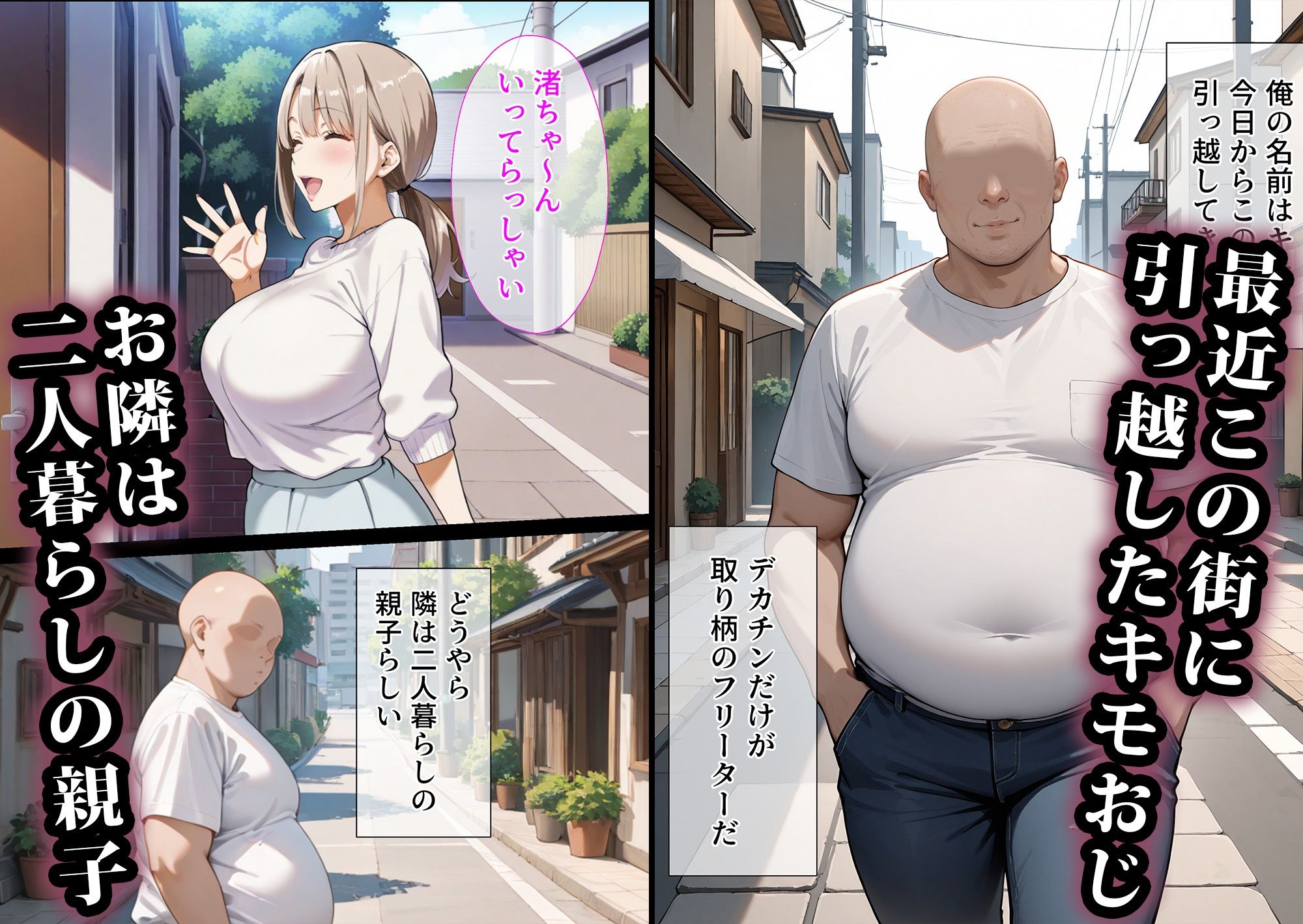 キモおじに寝取られた母娘〜爆乳親子編
