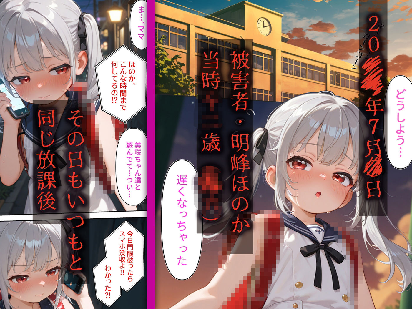 監禁おじさん〜銀髪ツインテ少女誘拐事件〜