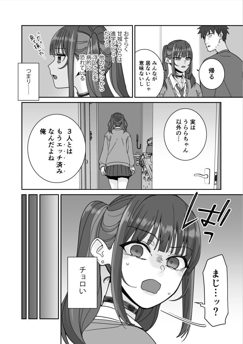 俺の部屋に入り浸ってるチョロそうなギャルJ●をハメる。