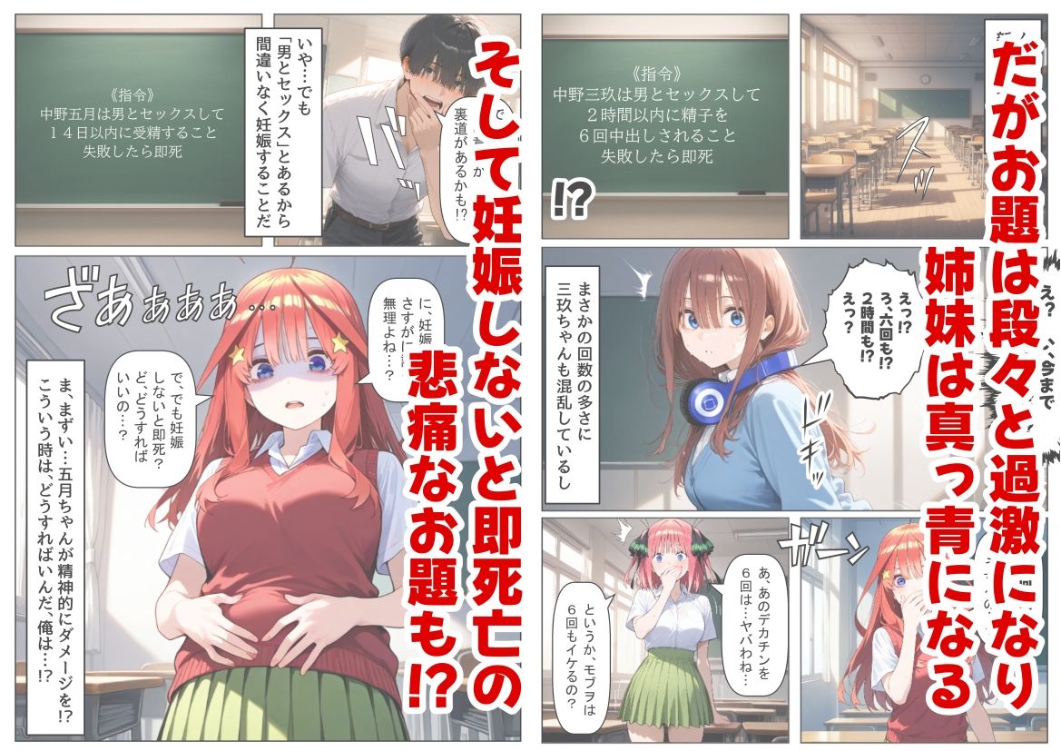 中野家  総集編＆新作:五つ子たちとデスゲーム♂に参加したら《前編＆後編》