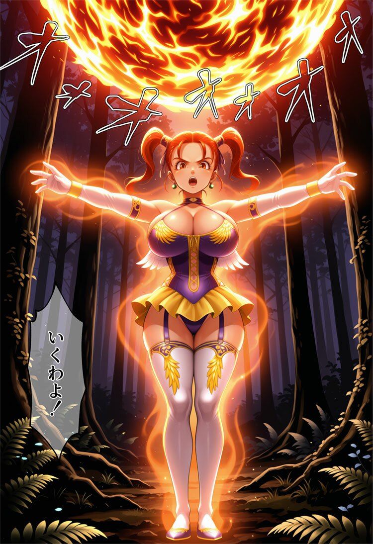 森と洞窟と魔物と囚われし女魔道士