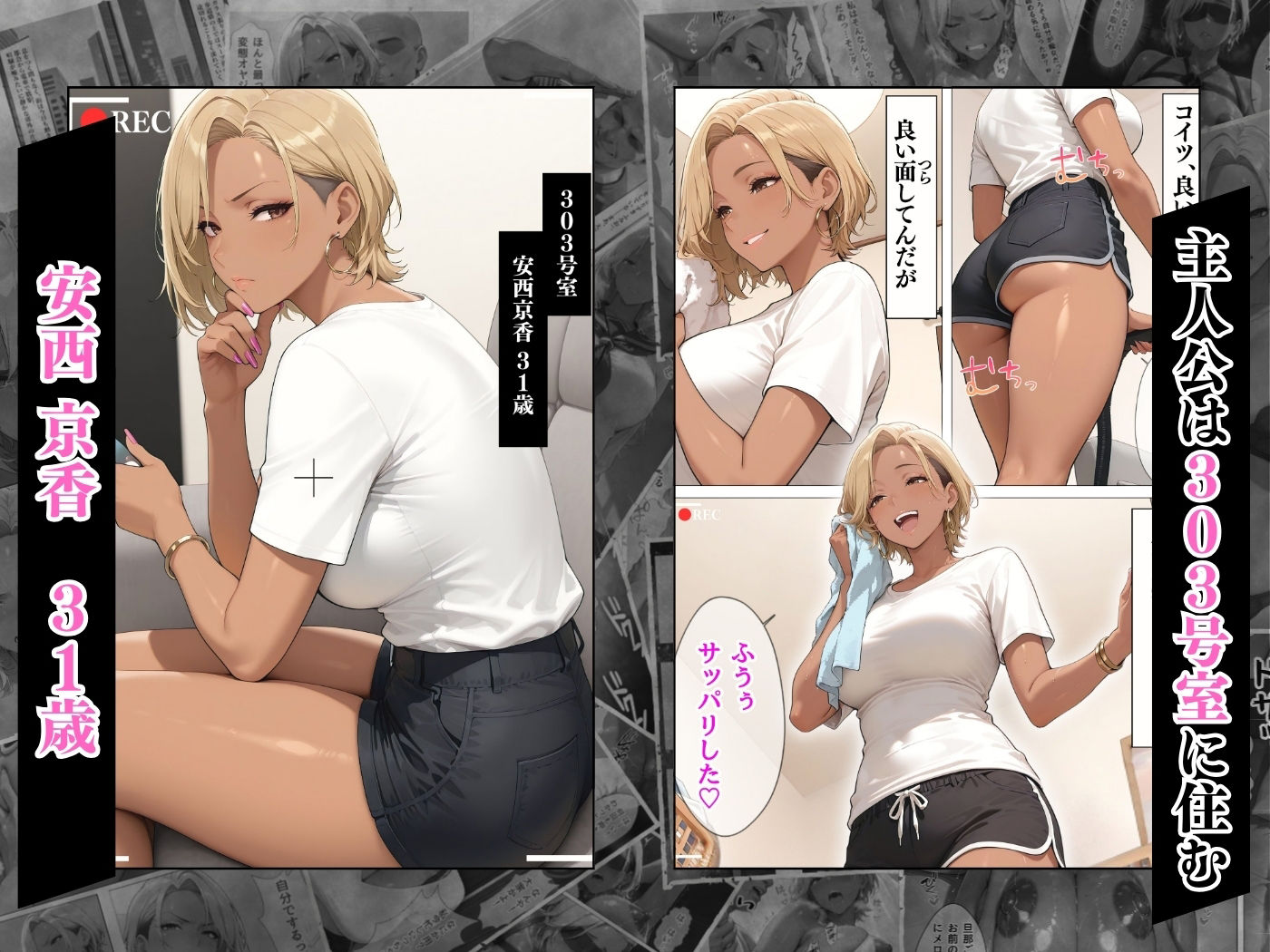 【4K高画質】人妻限定アパート 303号室 安西京香 〜大家のペットになった日編〜