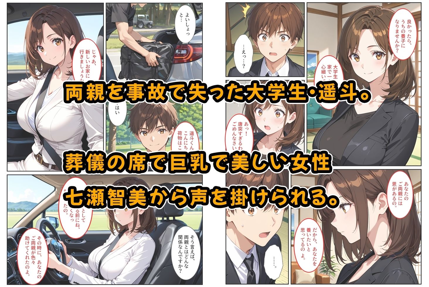 養子になったら爆乳義母と双子義妹に誘惑されて中出しセックスしています！〜双子妹編〜