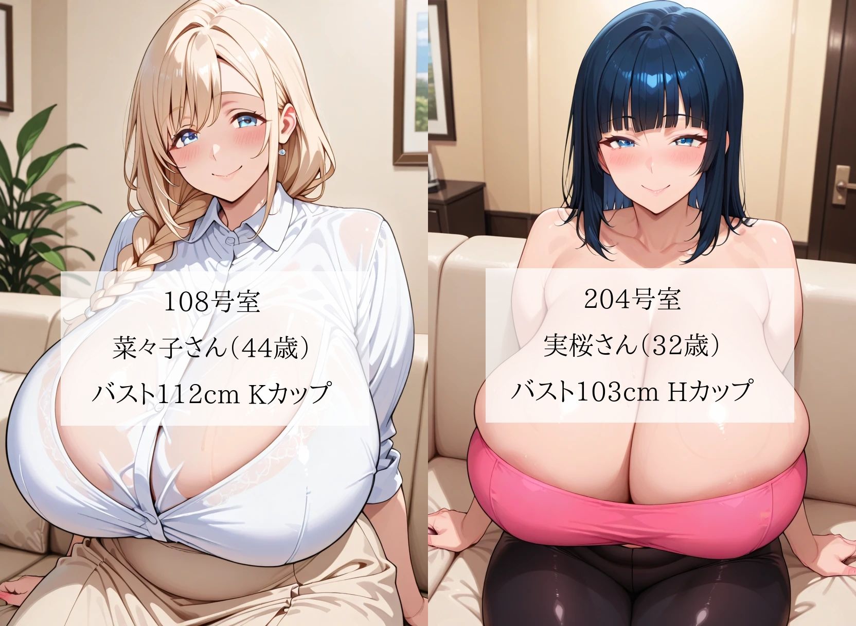 爆乳シンママ限定アパートの管理人になったボク…お仕事は「個人面談」という名の欲求不満熟女の性欲処理でした＜セリフ付CG集＞