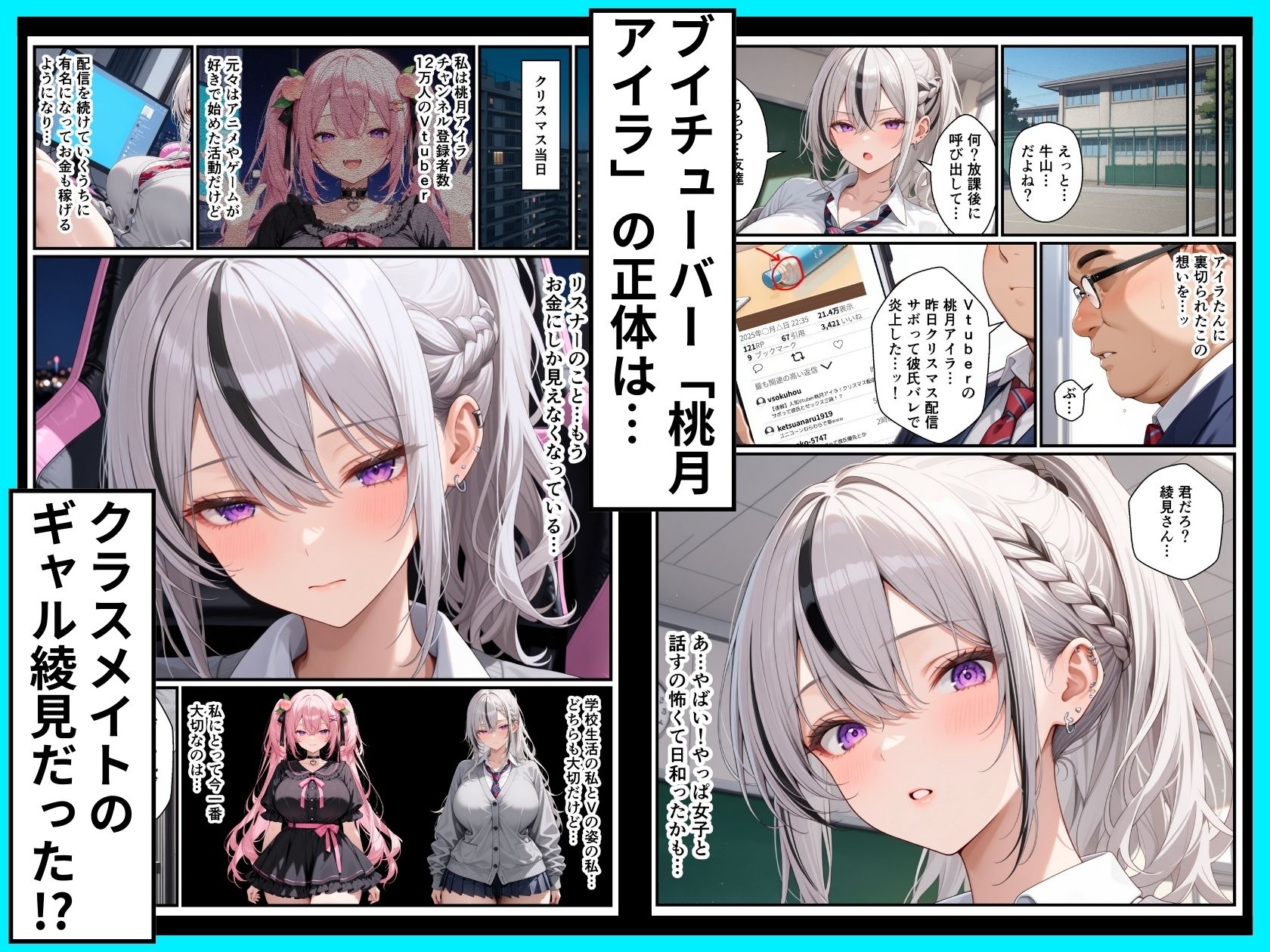 推しのVtuberがクラスのSSR級ダウナー系爆乳ギャルだった話