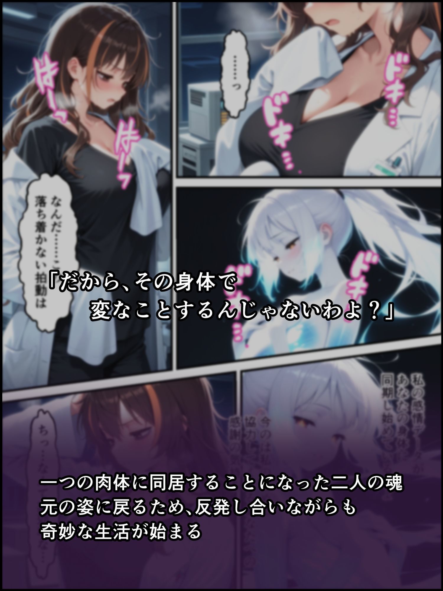 蝕宴のコラプティオ 美人研究者に憑依され美少女に変えられた天才○校生が、オスを喰い漁る黒ギャル淫魔に堕ちるまでの1ヶ月間