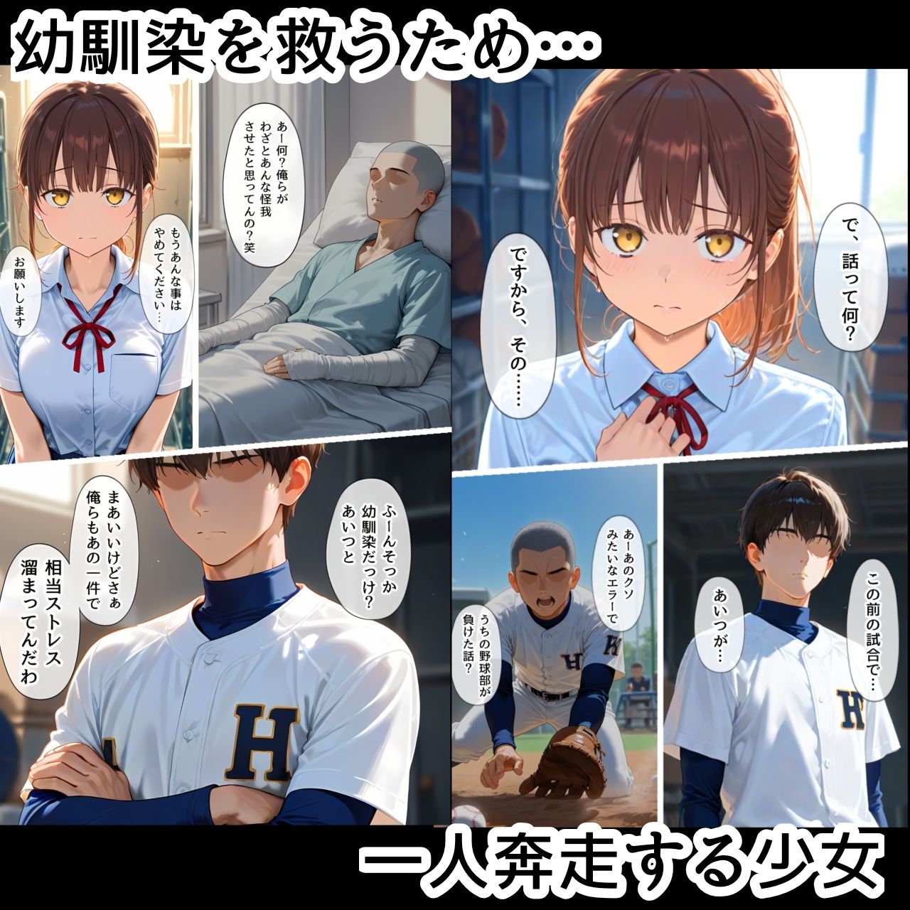 たわわなチアちゃんが野球部の玩具になっちゃうお話