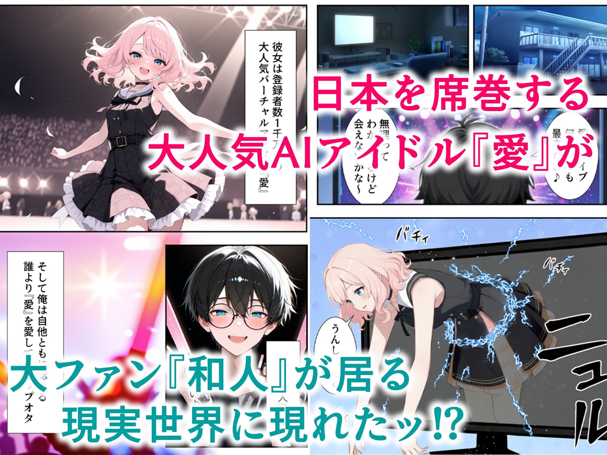画面の向こうから推しが来た！失踪したAIアイドルとの甘とろ生活