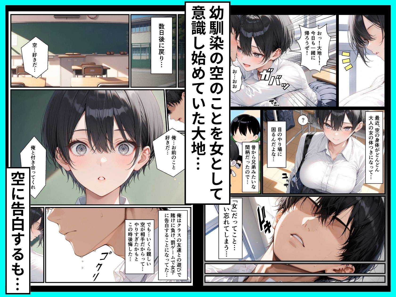 一週間後に学園の王子様な巨乳幼馴染とイチャらぶセックスする話
