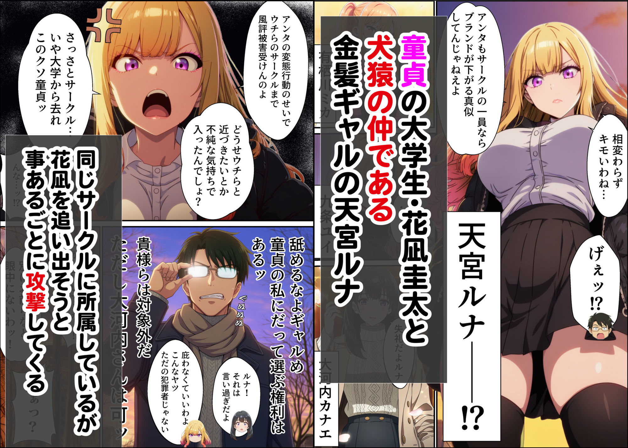 敏感体質なツンデレ金髪ギャルとセックスしたお話