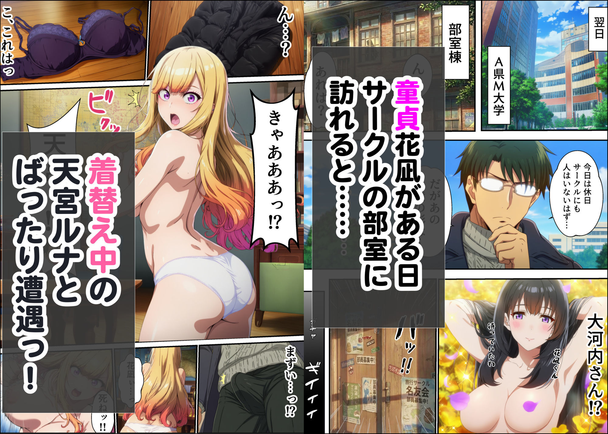 敏感体質なツンデレ金髪ギャルとセックスしたお話