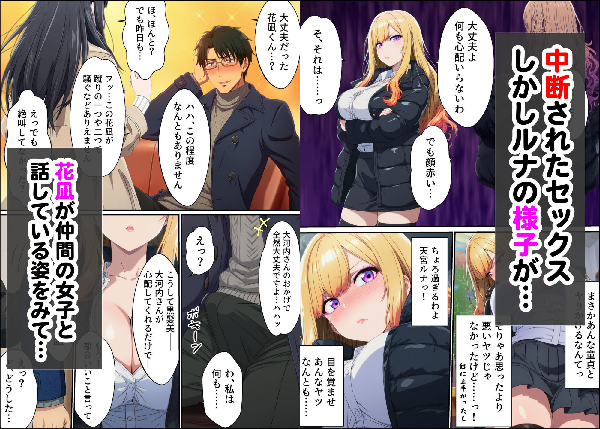 敏感体質なツンデレ金髪ギャルとセックスしたお話