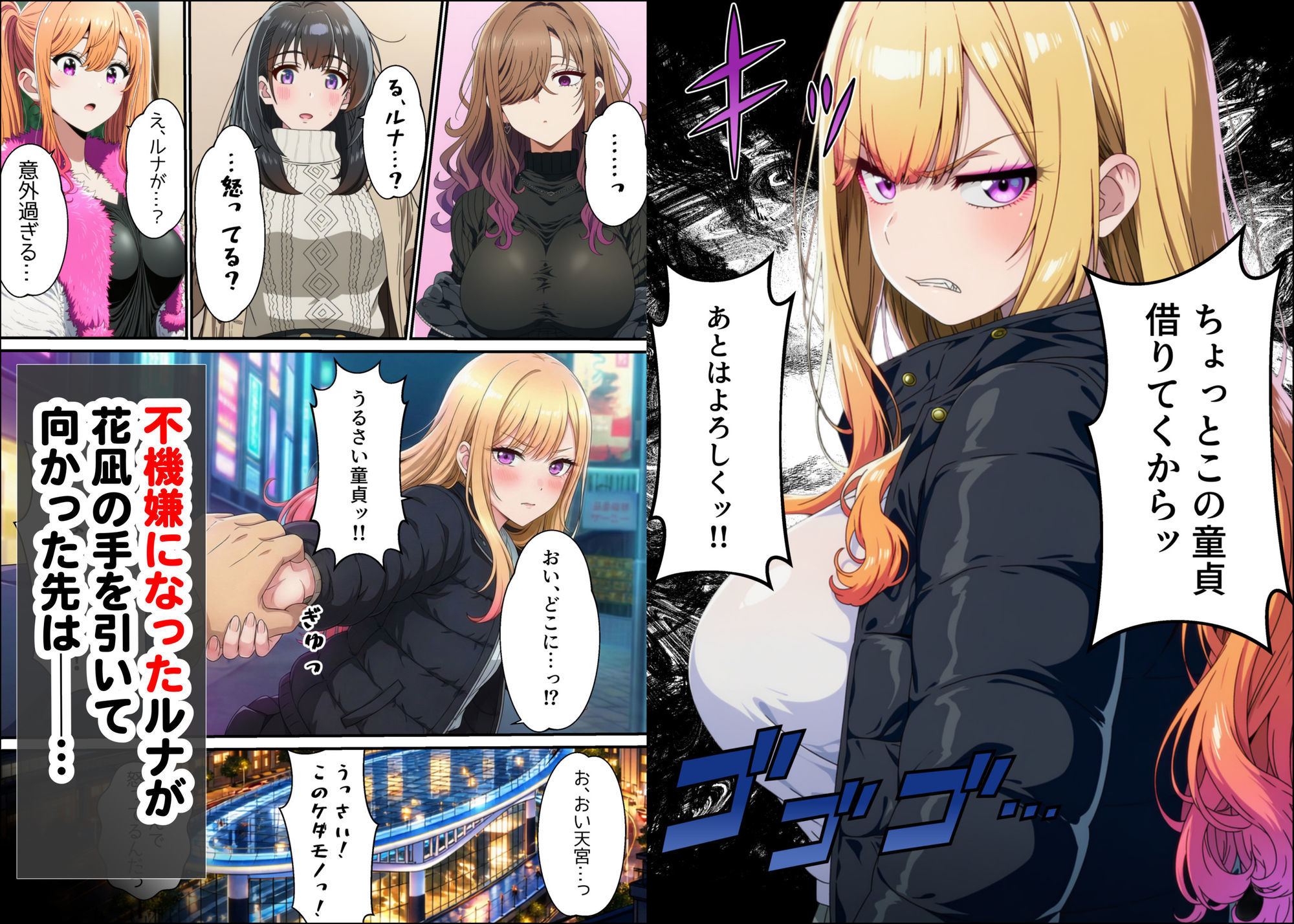 敏感体質なツンデレ金髪ギャルとセックスしたお話