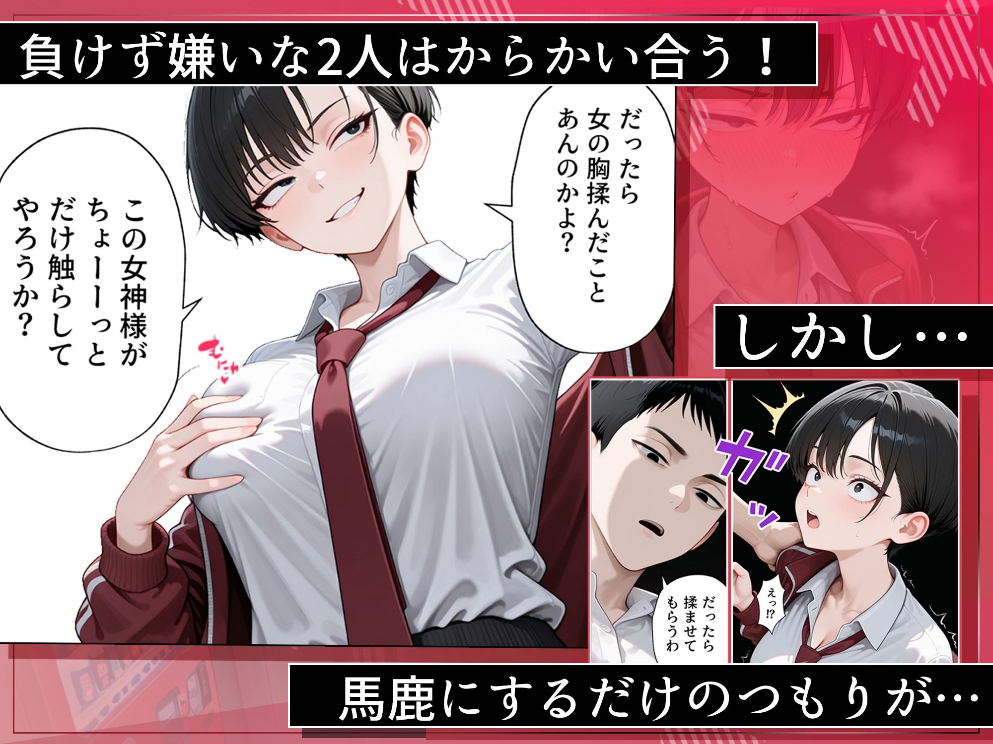 メス堕ちボーイッシュ〜負けず嫌いな幼馴染に女の快楽を教えてあげた〜