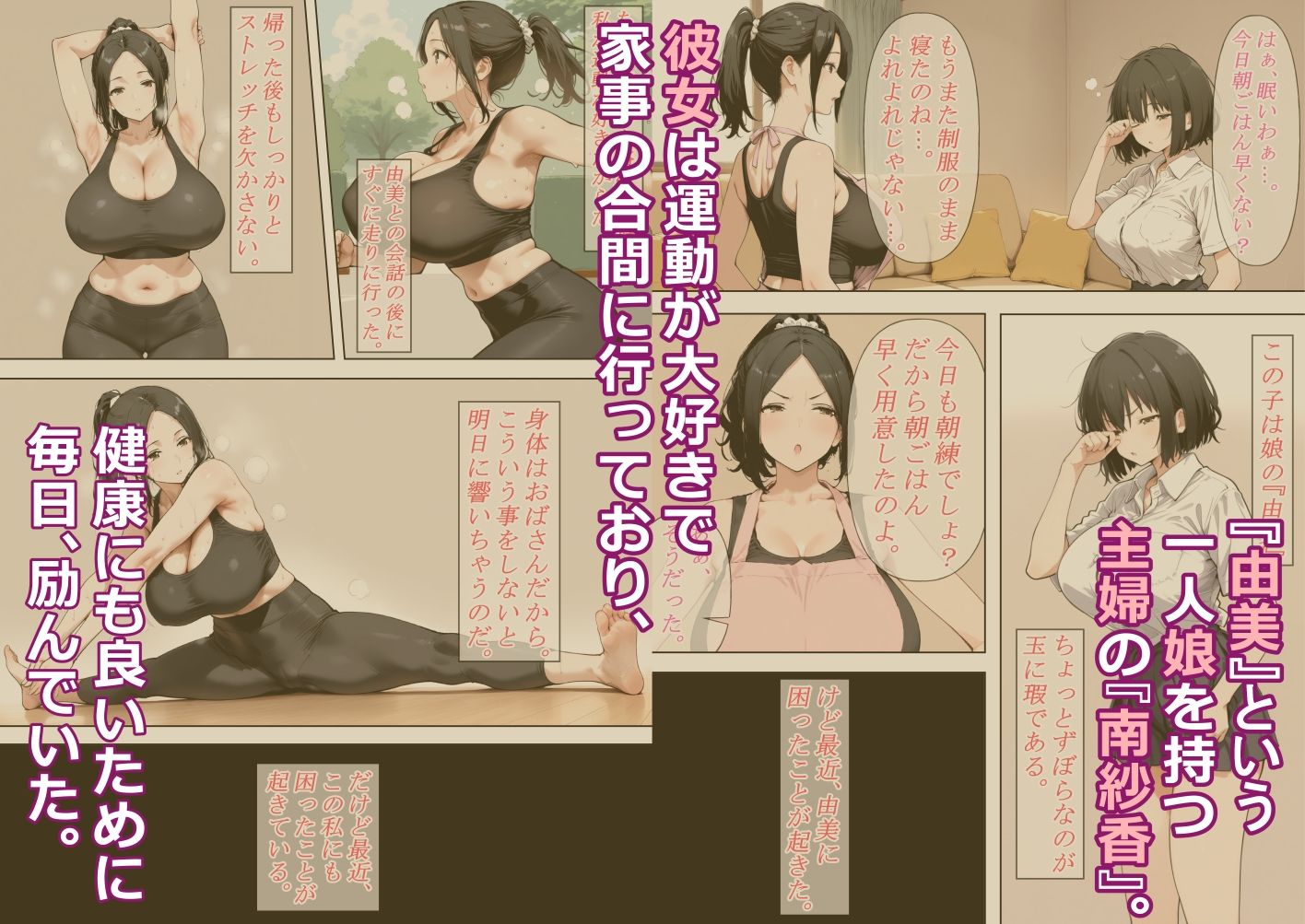 ドスケベボディの人妻に憑依してド変態オナニーしまくる話。