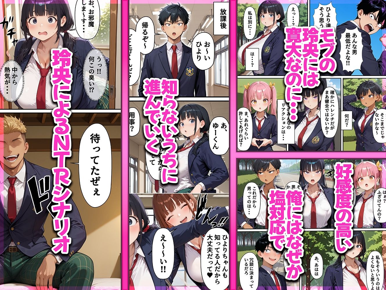 ギャルゲー世界に転生したら、ヒロイン達がライバルキャラに次々と寝取られた