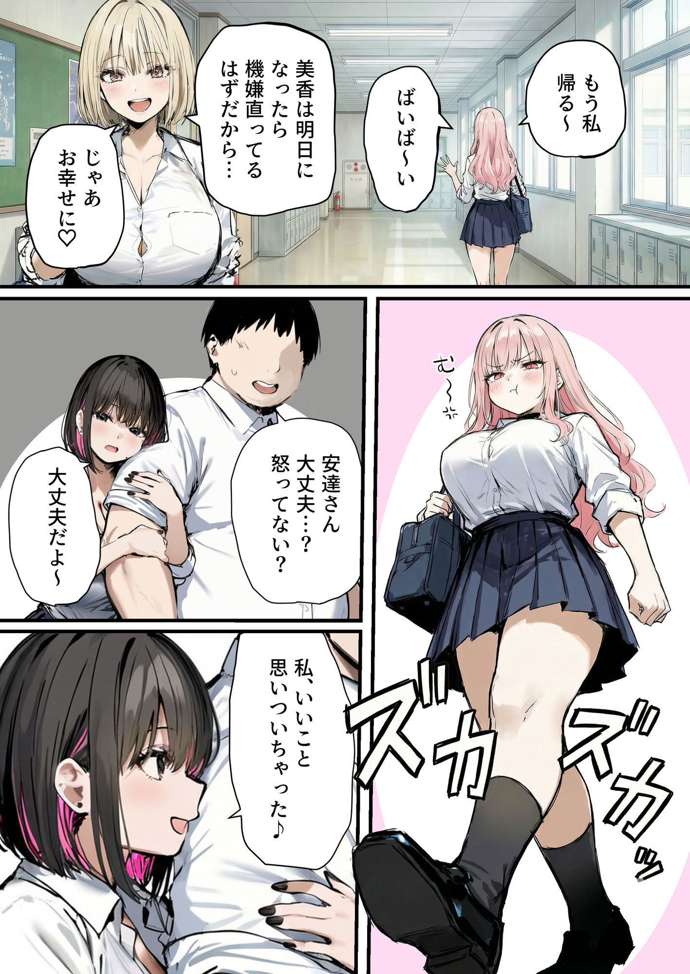 彼氏と喧嘩するたびに僕のチンポでオナニーするギャル4
